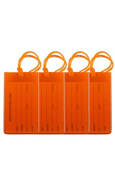 AI-DEE Colorful Flexible Travel Luggage Tags for Baggage Bags/Suitcases - Nam...