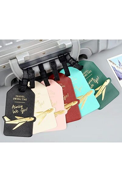 PREMIFY 6 Pcs PU Leather Luggage Tags with Full Back Privacy Cover |Travel Ac...