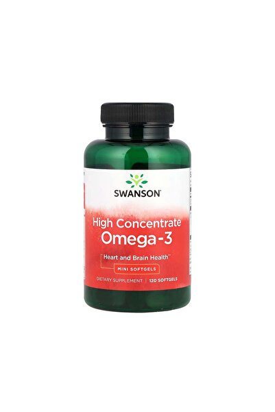 SWANSON High Concentrate Omega-3 Mini Softgels 570 mg - 120 Softgels