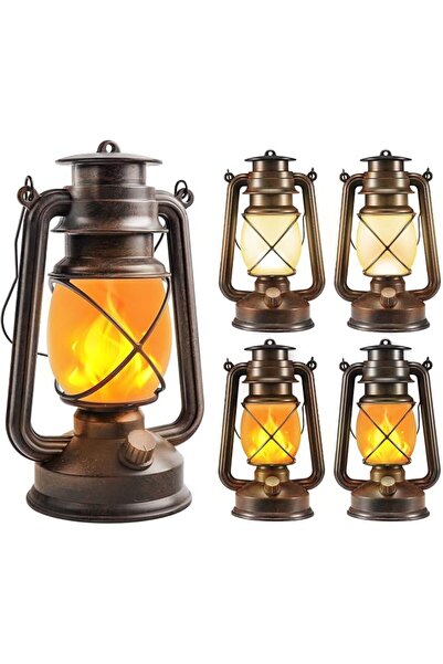 GENERAL Battery-Powered 2 Modes Lighting LED Vintage Lanterns Decorative Outd...