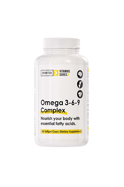 Sporter - Omega 3-6-9 Complex 1000 mg - Unflavored - 60 Softgels