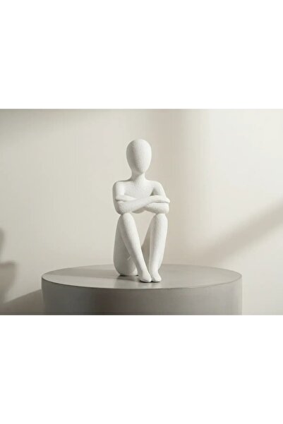 3dlink Figurină Statement Minimalistă – Postură Relaxată, Decor Living
