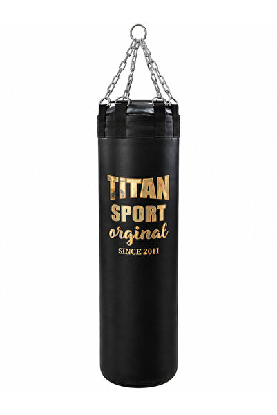 Titan Sport Siyah Demir Çemberli Kum Torbası 120 BOY 40-40 EN , 40 KĞ ÖZEL TASARIM