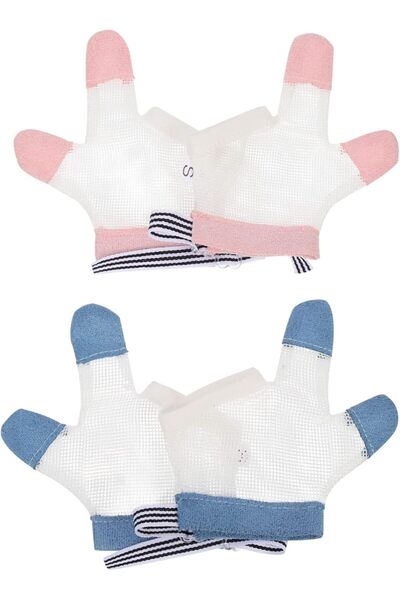 Arabest Baby Anti-Sucking Thumb Guard Gloves,Breathable Mesh Stop Sucking Too...