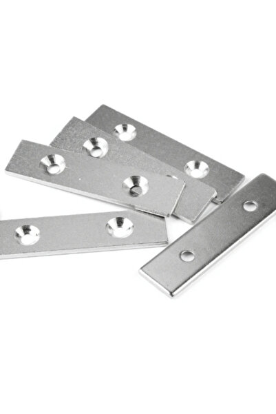 Magnitech Μεταλλικό Αντίστοιχο 120x20x3mm με Εσοχή για Βίδα Κωνικής Κεφαλής