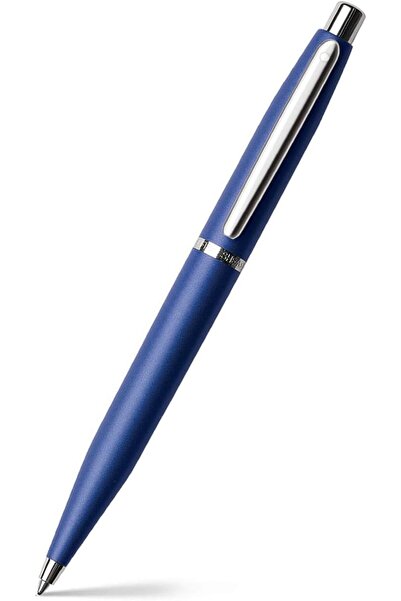 Sheaffer قلم حبر جاف VFM E2940151 باللون الأزرق النيون مع حواف كروم