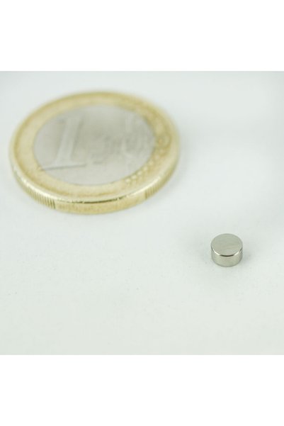 Magnitech Μαγνήτης δίσκος νεοδυμίου Φ4x2mm Δύναμη έλξης 420γρ.
