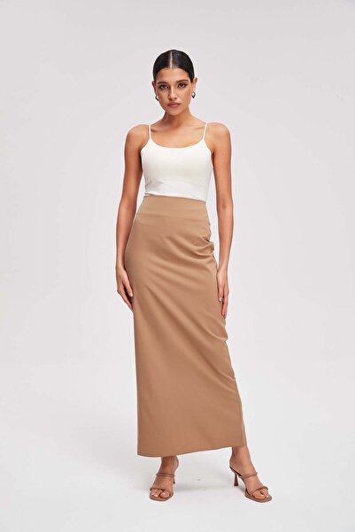 Livia Women's Midi Plain Skirt