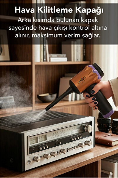 Teknoloji Gelsin MATT MCV22 Şarjlı Araç Süpürgesi Mor 22.000Pa Güçlü Vakumlu Mini El Süpürgesi Type-C Şarjlı 220M