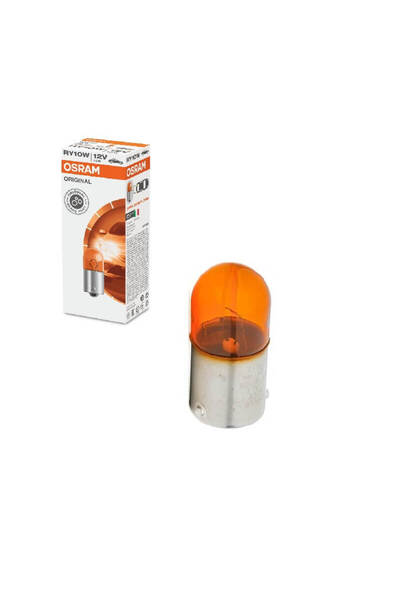 Osram RY10W BAU15S Πορτοκαλί Φωτιστικό Λάμπα Φλας Απόχρωσης Φουντουκιού 12 βο...