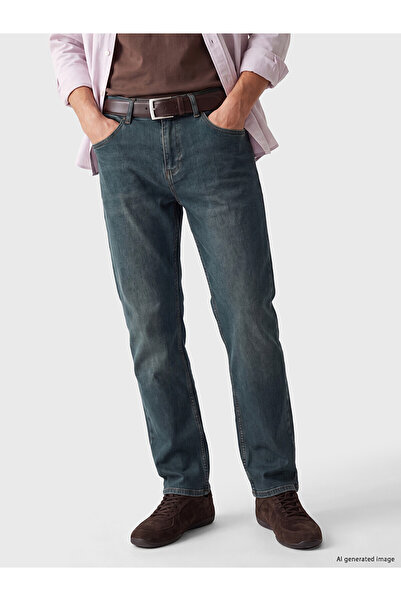 LC Waikiki Lcw Jeans Green 779 Regular Fit Men's Jean Trousers