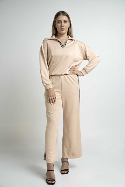 Nichii Striped Pullover with Long Sleeves