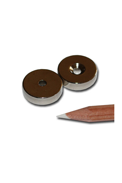 Magnitech Μαγνητικός Δίσκος Φ18x5x3.5mm με Κωνική Τρύπα Νότιος Νεοδυμίου Δύνα...