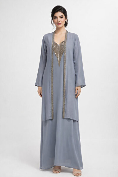 Yola Embroidered Cardigan with Long Sleeves