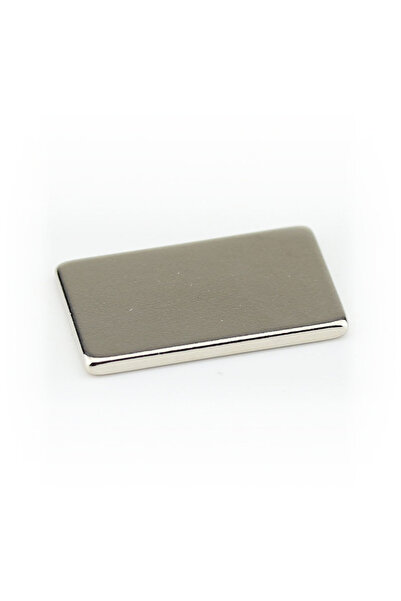 Magnitech Ορθογώνιος Μαγνήτης 25x15x2mm Νεοδυμίου Δύναμη Έλξης 4.4kg