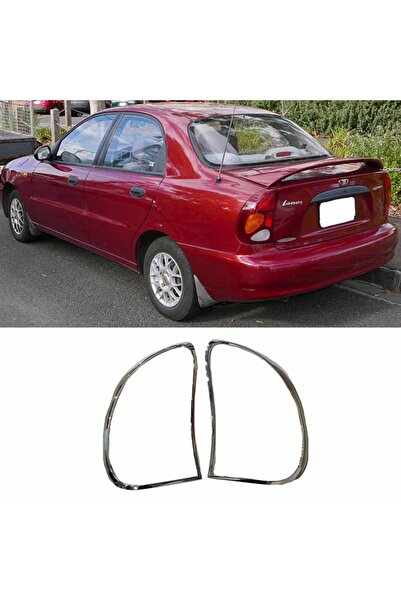 Daewoo Καλύμματα Πίσω Φώτων Χρωμίου για Lanos Sedan 02-08, 2 Τεμάχια (CAR0001...