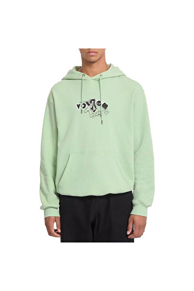 Volcom WATANITE Φούτερ με κουκούλα Παγωμένο Πράσινο M