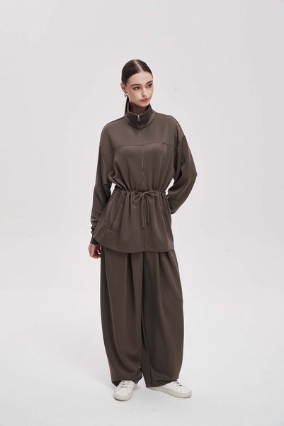 Livia Women's High-Waist Wide-Leg Trousers