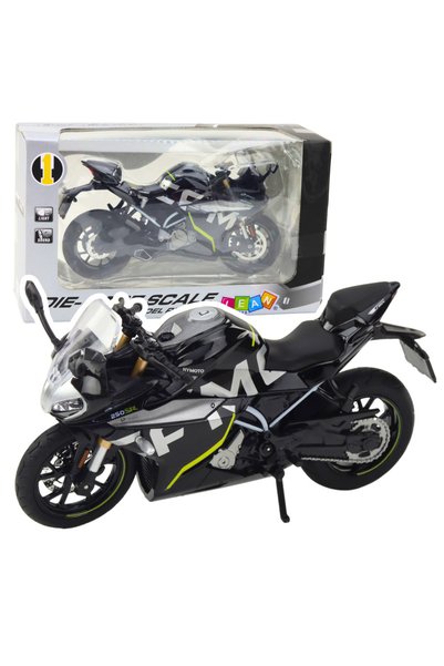 LEAN Motocicletă Sport Metal Lumini Sunete Negru 250 SR 1:12