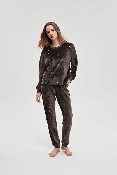 Livia Women's Round-Neck Pyjama Set