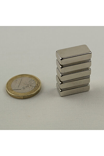 Magnitech Ορθογώνιος Μαγνήτης Νεοδυμίου 20x10x5mm Δύναμη Έλξης 3.8kg