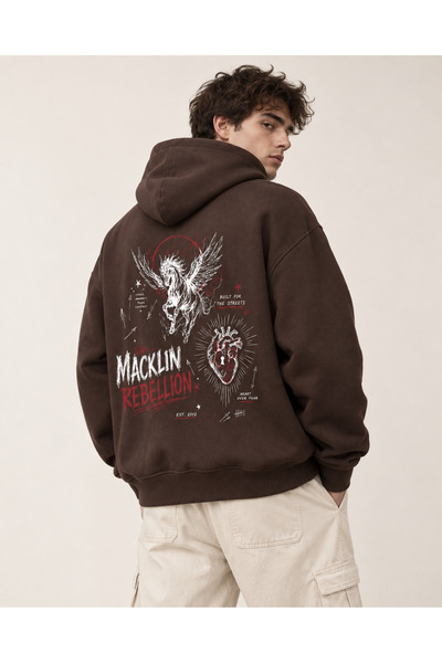 macklin Unisex Γυναικείο και Ανδρικό Φούτερ με σχέδιο Rebellion με στάμπα κει...