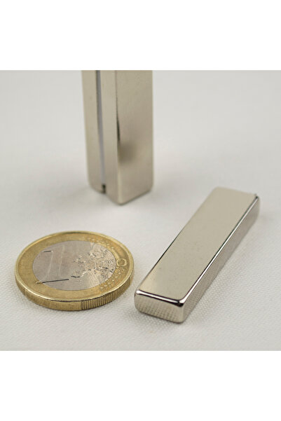 Magnitech Ορθογώνιος Μαγνήτης Νεοδυμίου 40x10x5mm Δύναμη Έλξης 8.5kg