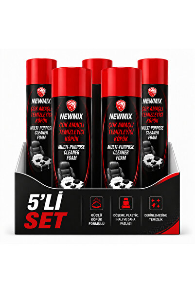NEWMİX Çok Amaçlı Apc Köpük Temizleyici Aerosol 500 Ml