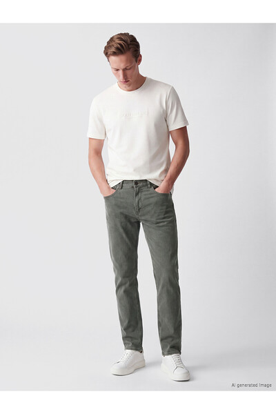 LC Waikiki Southblue Khaki 779 Regular Fit Men's Jean Pants