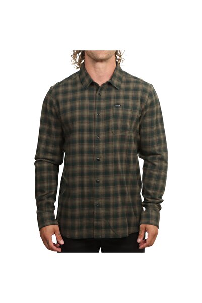 Volcom CADEN Καρό Μακρυμάνικο Πουκάμισο WINTERMOSS M