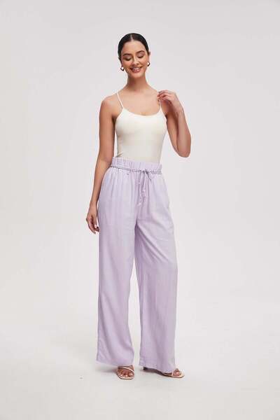 Livia Women's Plain Drawstring Trousers