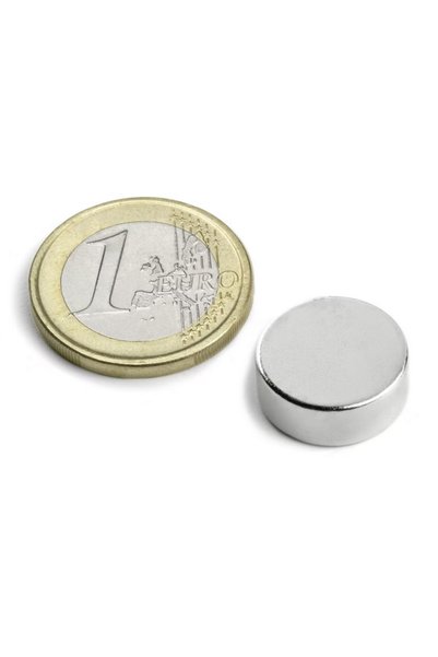 Magnitech Μαγνήτης Δίσκος Φ13x5mm Νεοδυμίου Δύναμη Έλξης 4.5kg