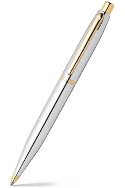 Sheaffer قلم حبر جاف VFM 9422 مطلي بالكروم اللامع مع حواف مطلية بالذهب