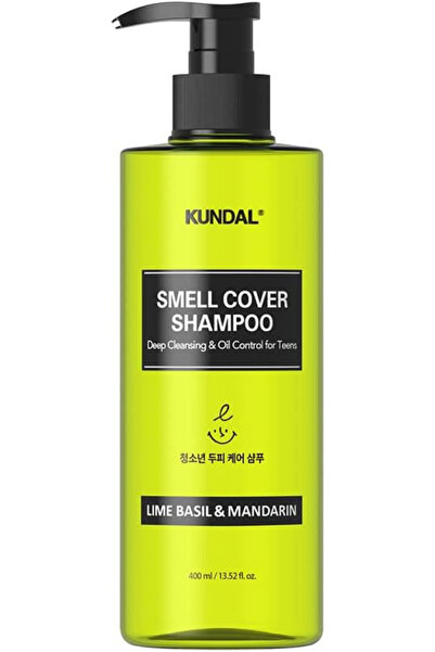Kundal Sebum Balancing Care Shampoo for Teenagers 400ml Kundal Limebasil&Mand...