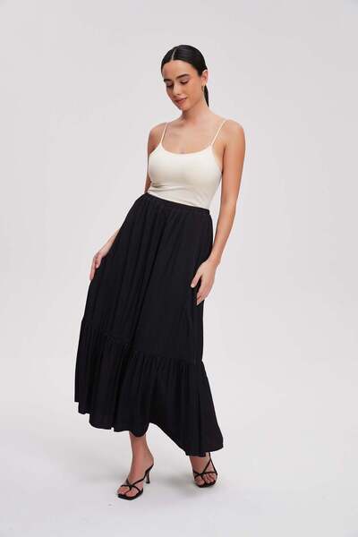 Livia Women's Maxi Tiered Skirt