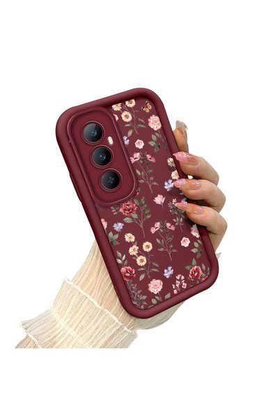 CHICASELUX حافظة Realme C65 4G المتوافقة مع هاتف ريترو بتصميم الفراشة البرية،...