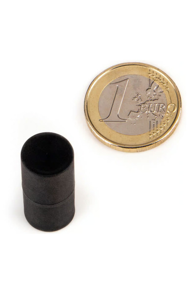 Magnitech Μαγνήτης δίσκος νεοδυμίου σε ελαστικό Φ13x25mm Δύναμη έλξης 3.5kg