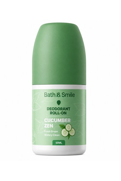 OUTLET Bath & Smile مزيل عرق Cucumber Zen رول أون 60مل