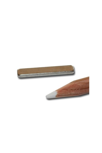Magnitech Ορθογώνιος Μαγνήτης 18x4x3mm 120 ° C Νεοδύμιο Δύναμη Έλξης 2 κιλά
