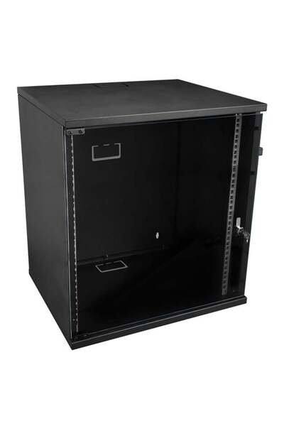 S-LINK SL-U12 Yeni Nesil 12U Soho 530x400mm Siyah Rack Kabin