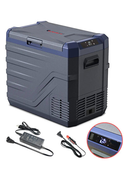 Flexzon Ηλεκτρικό Φορητό Ψυγείο 12V / 24V / 220V 43.6L Ψύξη / Θέρμανση FZIN0381