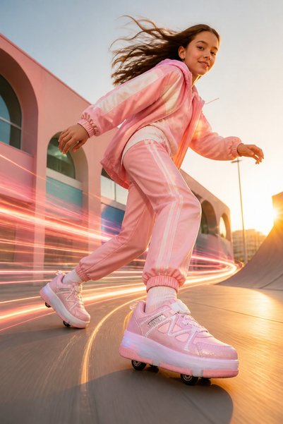 Kinetix LV-8500 Anatomik Kız Çocuk Tak Çıkar Tekerlekli Sneaker Aklıllı Bağcı...