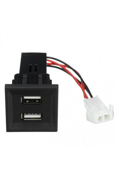 Flexzon Διπλός Προσαρμογέας USB για Volkswagen VW Transporter Caravelle T5 20...