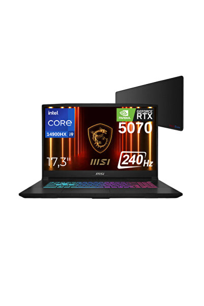 MSI Katana 17 HX B14WGK-048XTR i9-14900HX 16GB 512GB SSD RTX5070 17.3" 240Hz ...