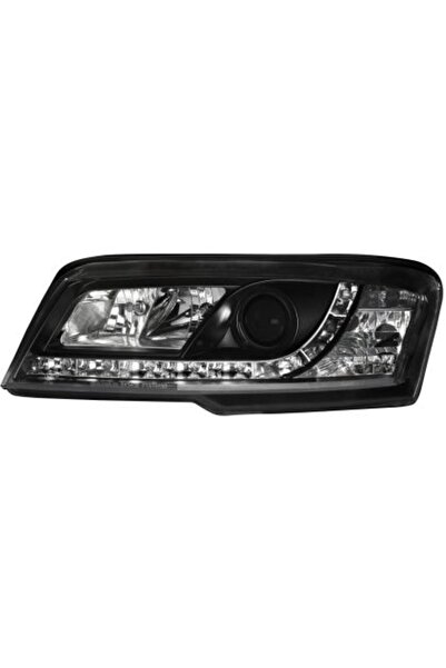 Fiat Μπροστινά φώτα LED για Stilo 3-θυρο (2001-2008) - μαύρα, με λάμπες (H1) ...