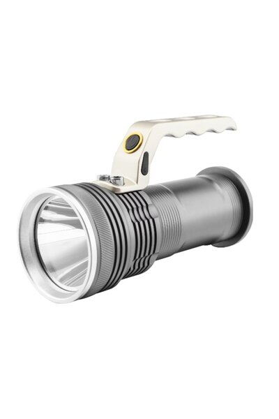 OEM Lanterna LED reîncărcabilă T6, 15W, 800 Lm, 2 baterii 18650, IP65, Alumin...