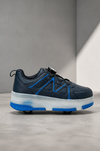 Kinetix LV-2527 Anatomik Erkek Çocuk Tak Çıkar Tekerlekli Sneaker Aklıllı Bağ...
