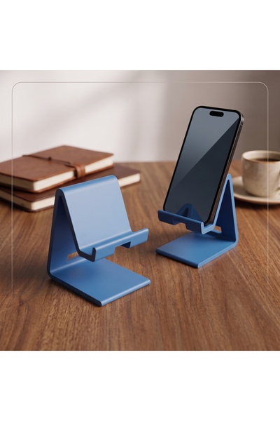 Şarj Kanallı Masaüstü Telefon Standı