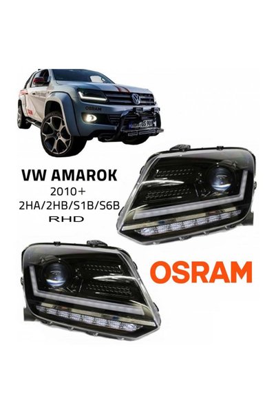 Osram Σετ Εμπρόσθιων Προβολέων για VW Amarok 2010+ DRL Πλήρης LED Έκδοση Αλογ...