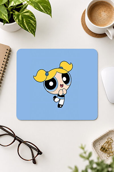 Charmbi Power Puff Pad Μπλε Ποντικομαξιλαράκι – 18x22 Μεγάλο Ποντικομαξιλαράκ...